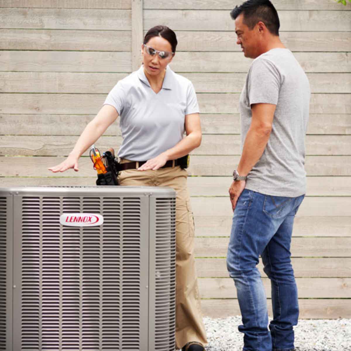 image Lennox heat pump